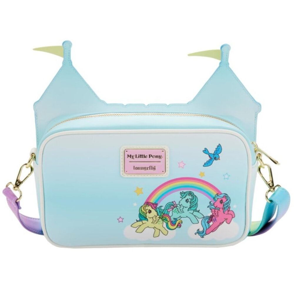 Loungefly Hasbro My Little Pony Castle Cross Body Bag ~NWT - Picture 5 of 9